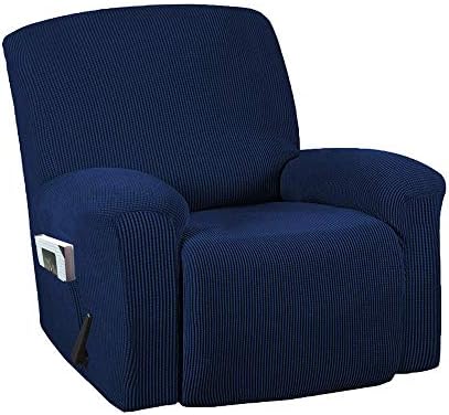 Stretch Jacquard Recliner Chair Cover Polyester Blend Slipcover for Recliner