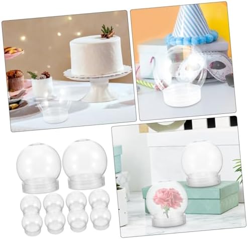 ABOOFAN 10pcs DIY Plastic Candy Bottle with Screw Cap