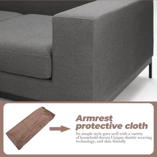 BESPORTBLE Stretch Couch Arm Covers 2 Pcs