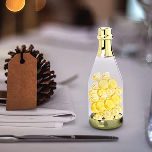 Cabilock 8pcs Transparent Candy Bottles for Party Favors and Snacks