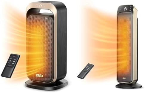 Dreo Electric Space Heater with 1500W Power and Remote Control
