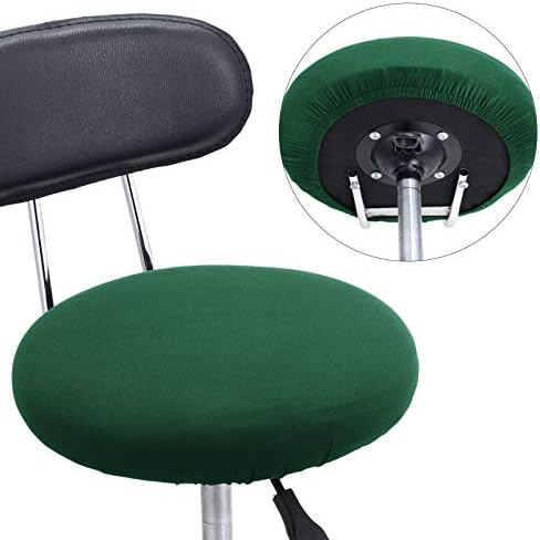 Tatuo Elastic Stool Covers for 14-17 Inch Chairs Green 4 Pieces