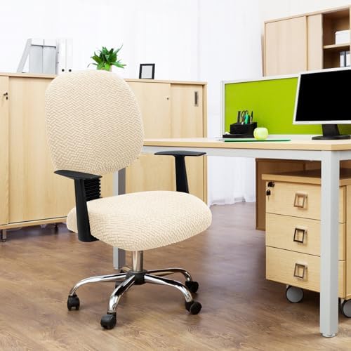 MIFXIN 2-Piece Stretchable Office Chair Cover