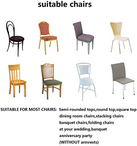 LZY Spandex Chair Covers for Wedding Parties and Banquets