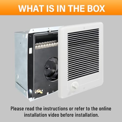 CSC151TW Electric Wall Heater 1500 Watts White