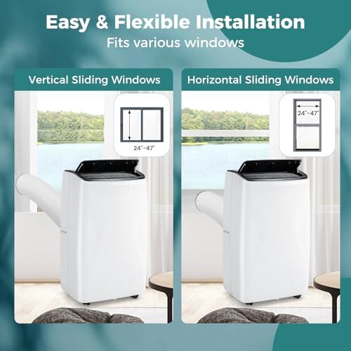 SIMOE 12000 BTU Portable AC with Heating and Cooling