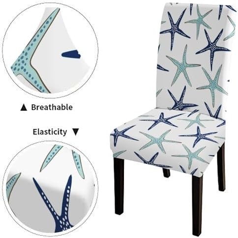 Mrcrypos Elastic Chair Cover Set of 4 for Dining Chairs
