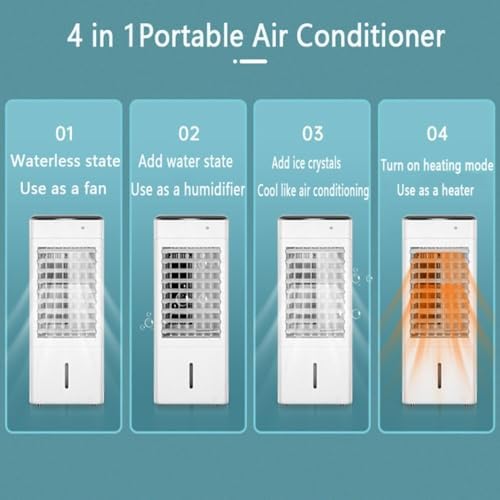 4-in-1 Portable Air Conditioner with Heating and Cooling