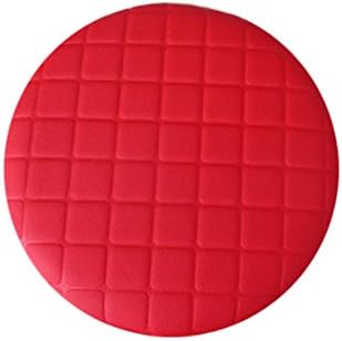 Levoberg 13 Inch Red Lattice Faux Leather Stool Cover