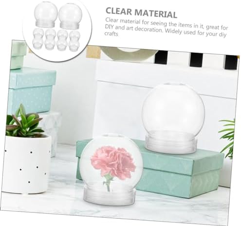 Homoyoyo 10pcs Clear Candy Jars for Party Favors and DIY Crafts