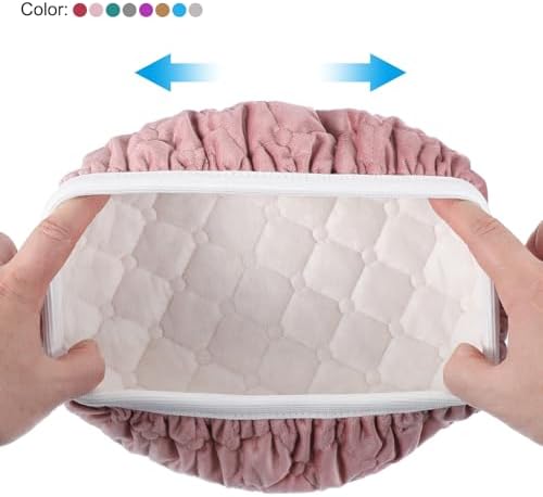 PATIKIL Round Bar Stool Cover Pink 10-126 Inch