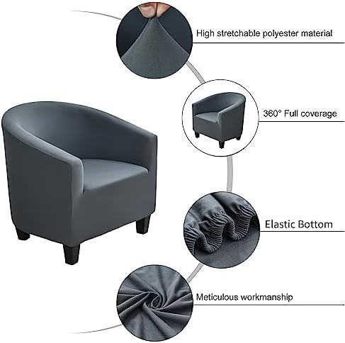 NILUOH Barrel Chair Slipcover for Living Room Comfort and Style