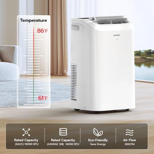 ZAFRO 14000 BTU Portable AC with WiFi Control