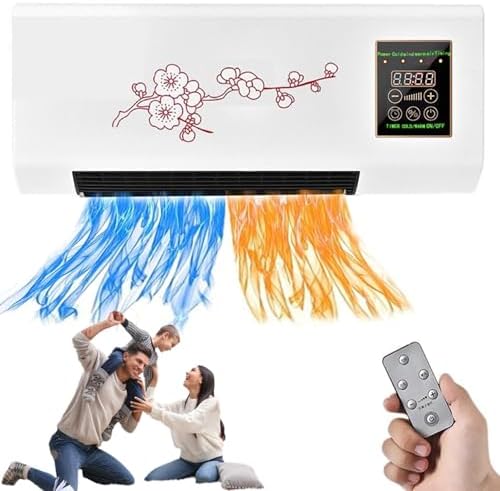 Climafy Portable Split AC Heater Unit - Wall Mount No Window Needed
