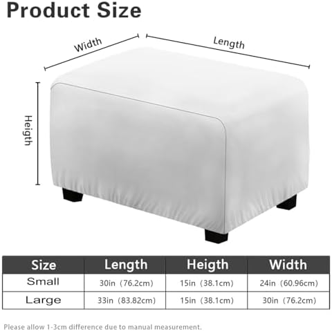 Cadowhimsy Purple Daisy Ottoman Cover