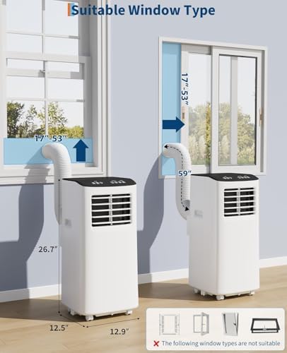 GarveeHome 8000 BTU Portable AC Unit 3-in-1