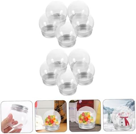 10pcs Reusable Candy Globe Jars for Parties Weddings and Celebrations