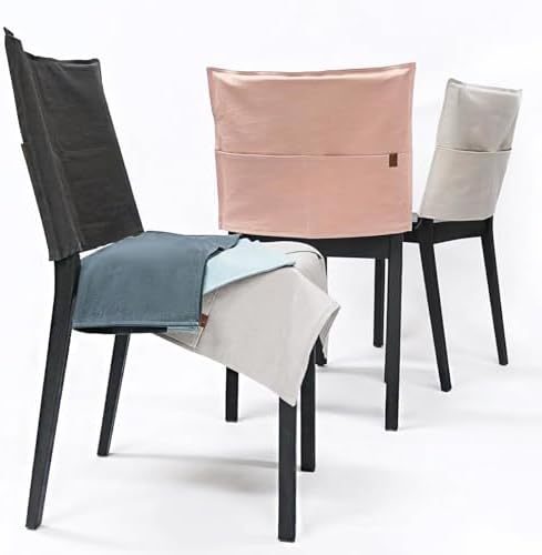 Muka Living Room Chair Cover with Pockets - Light Grey