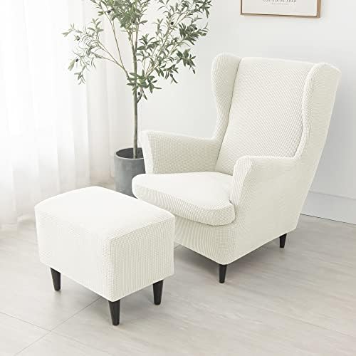 PENDEJATO Stretch Ottoman Covers White
