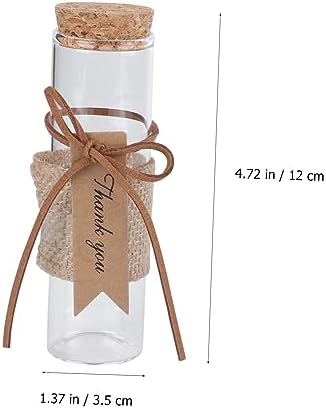 PRETYZOOM 5pc Glass Candy Storage Bottle Set 1