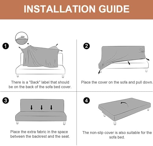 Eco-Ancheng Futon Slipcover for Foldable Couch