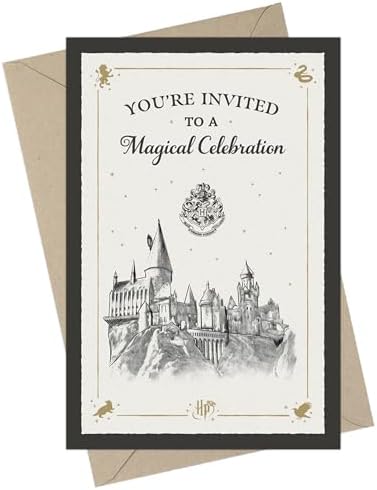 Harry Potter Hogwarts Castle Invitation Envelope Set