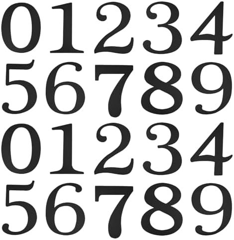 Shapenty 37 Inch Acrylic Number Cake Toppers 0-9
