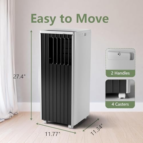 LALFPET 8000 BTU Portable Air Conditioner with 4-in-1 Modes