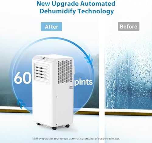 GAOMON 10000 BTU Portable AC Unit Quiet Operation with Remote Control