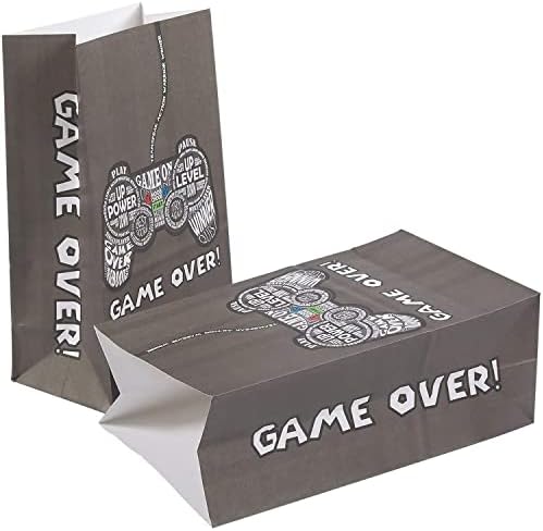 Blue Panda Gamer Goodie Bags 36 Pack Tote Bags