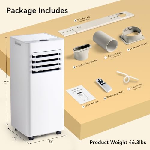Breezestival 10000BTU Portable AC Unit with WiFi Control