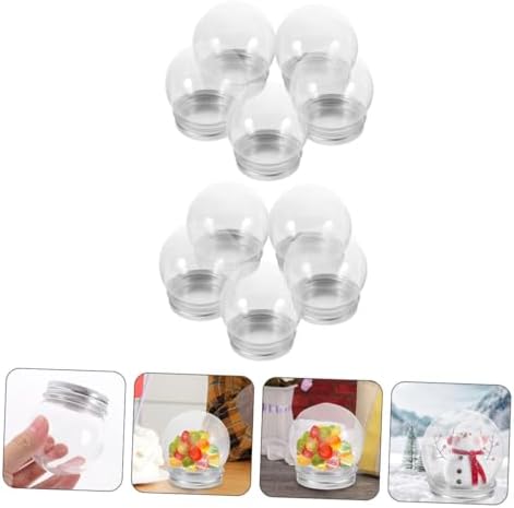 Cabilock 10pcs Plastic Candy Jar for Weddings Parties Festivals