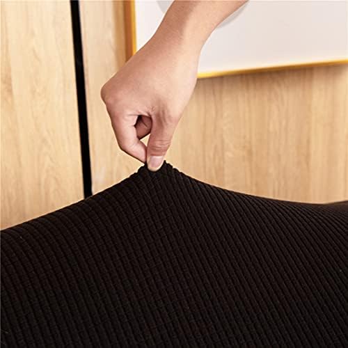 Cornasee Stretch Ottoman Cover Rectangle - Black X-Large