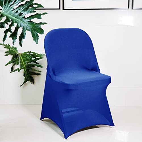 Babenest Spandex Chair Covers 10PCS Universal Fit Royal Blue