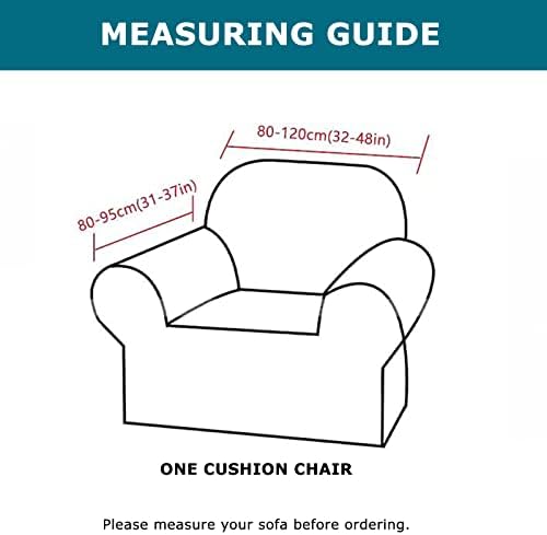 KRFOONN 2 Piece Sofa Slipcover with Elastic Bottom