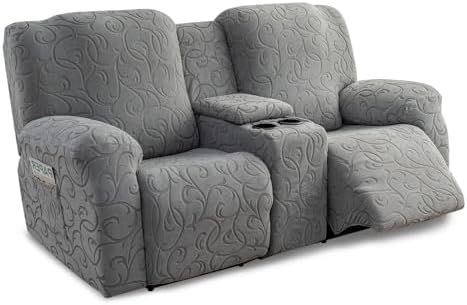 YUEANG Recliner Loveseat Cover with Center Console 1