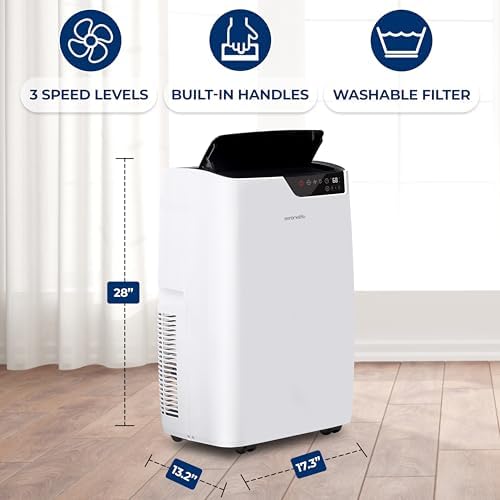 SereneLife 12000 BTU Portable Air Conditioner 4-in-1 1