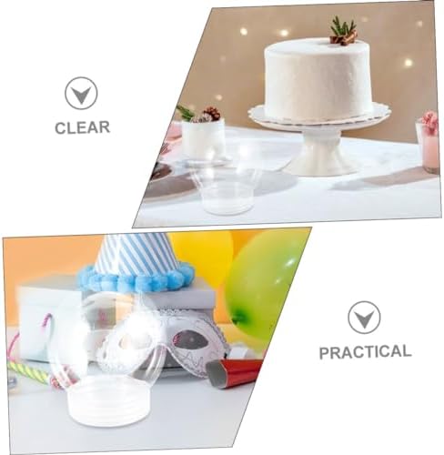 Homoyoyo 10pcs Clear Candy Jars for Party Favors and DIY Crafts