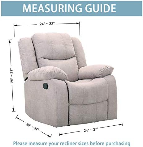 JIVINER Super Stretch Recliner Chair Covers 4 Piece Set