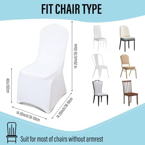 LEBENGURU Premium Spandex Chair Cover 30 PCS