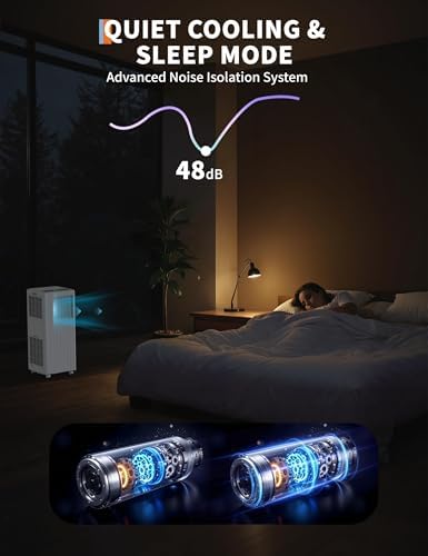 GAOMON 8000 BTU Portable Air Conditioner for 350 SqFt Rooms