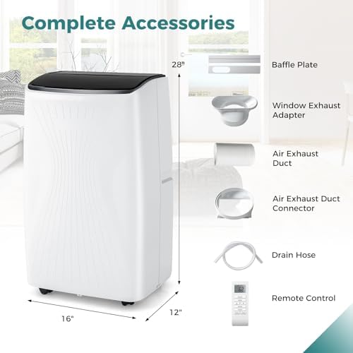 SIMOE 12000 BTU Portable AC with Heating and Cooling