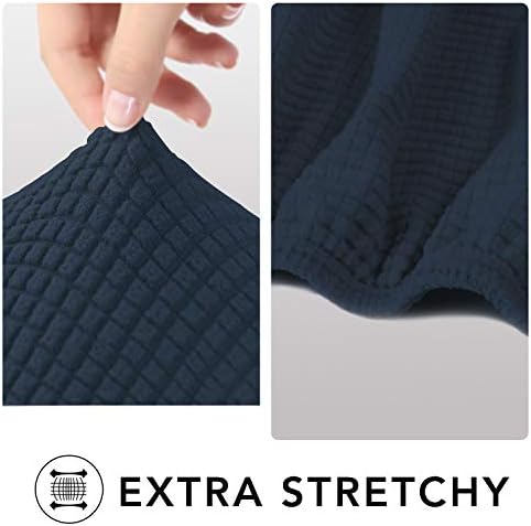 PureFit Stretch Chair Slipcover Dark Blue