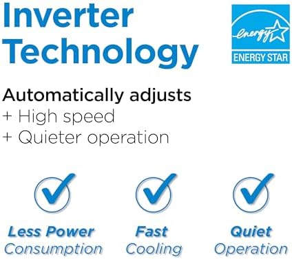 BLACKDECKER 12000 BTU Inverter Window AC Unit ENERGY STAR Rated White