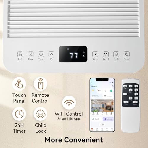 Breezestival 10000BTU Portable AC Unit with WiFi Control