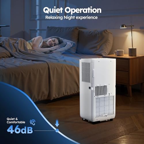 8000 BTU Portable Air Conditioner with Wi-Fi APP Control