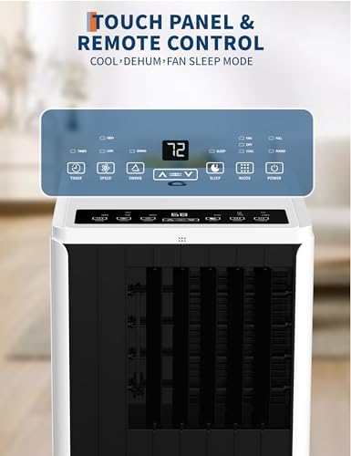 Hipicute 8000 BTUs Portable AC with Dehumidifier and Fan