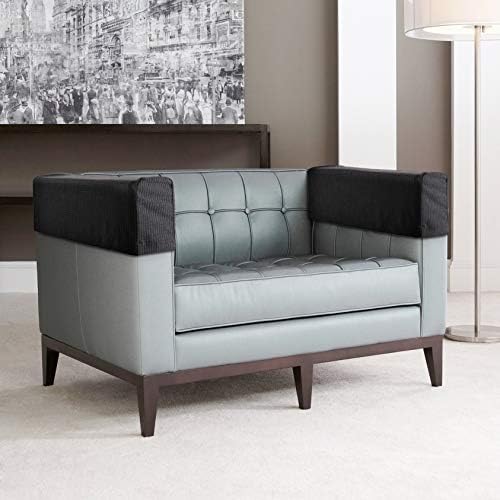 CM Anti-Slip Sofa Armrest Slipcover Black