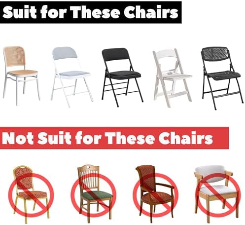 Vencede Spandex Chair Covers 50PCS Stretchable and Durable