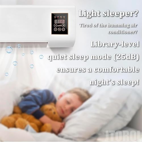 Climafy Portable Split AC Heater Unit - Wall Mount No Window Needed